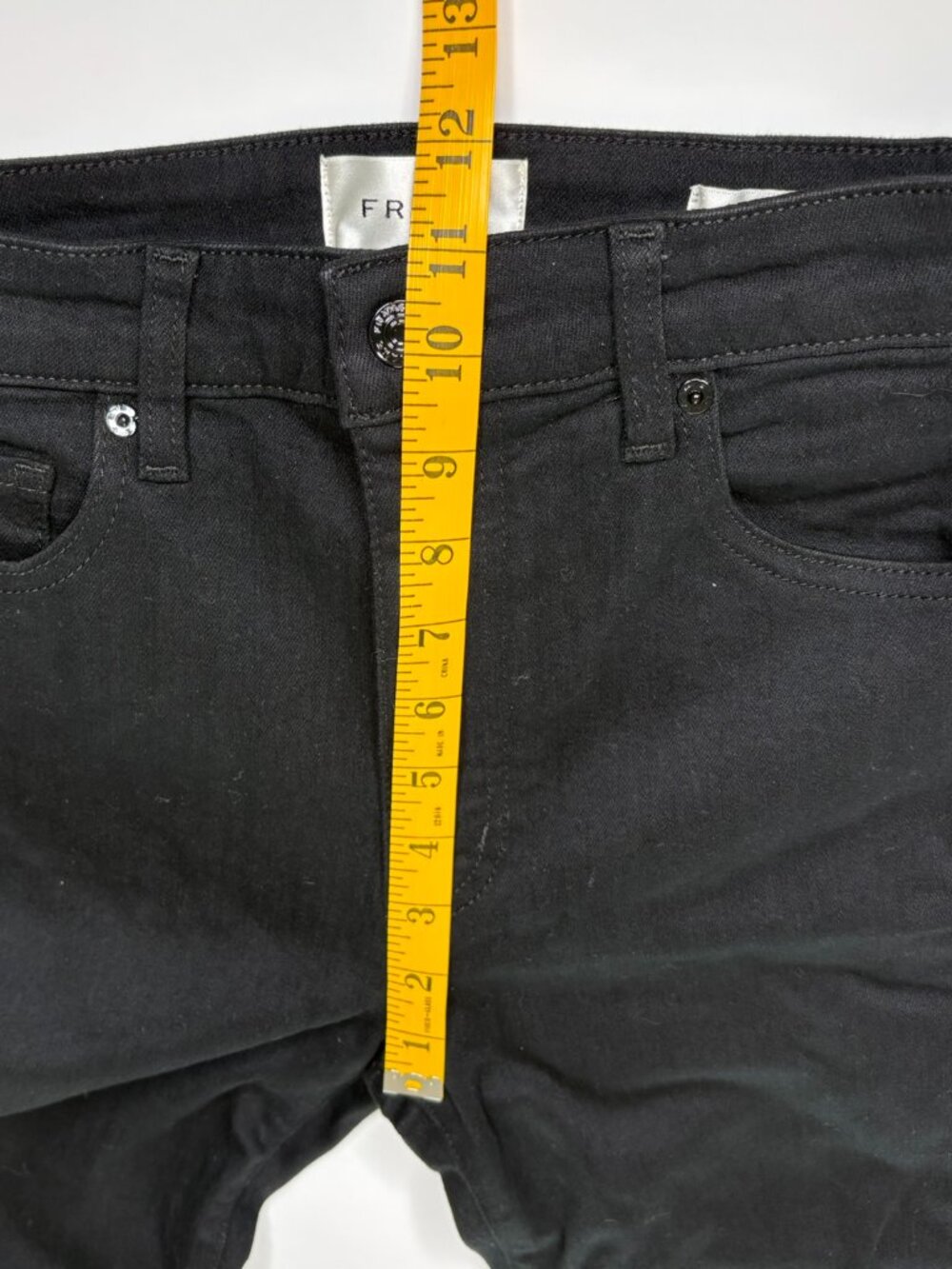 FRAME Reboot High Rise Bootcut Jeans – Black – Size 27 – NWT Soft Stretch Denim - Picture 6 of 14
